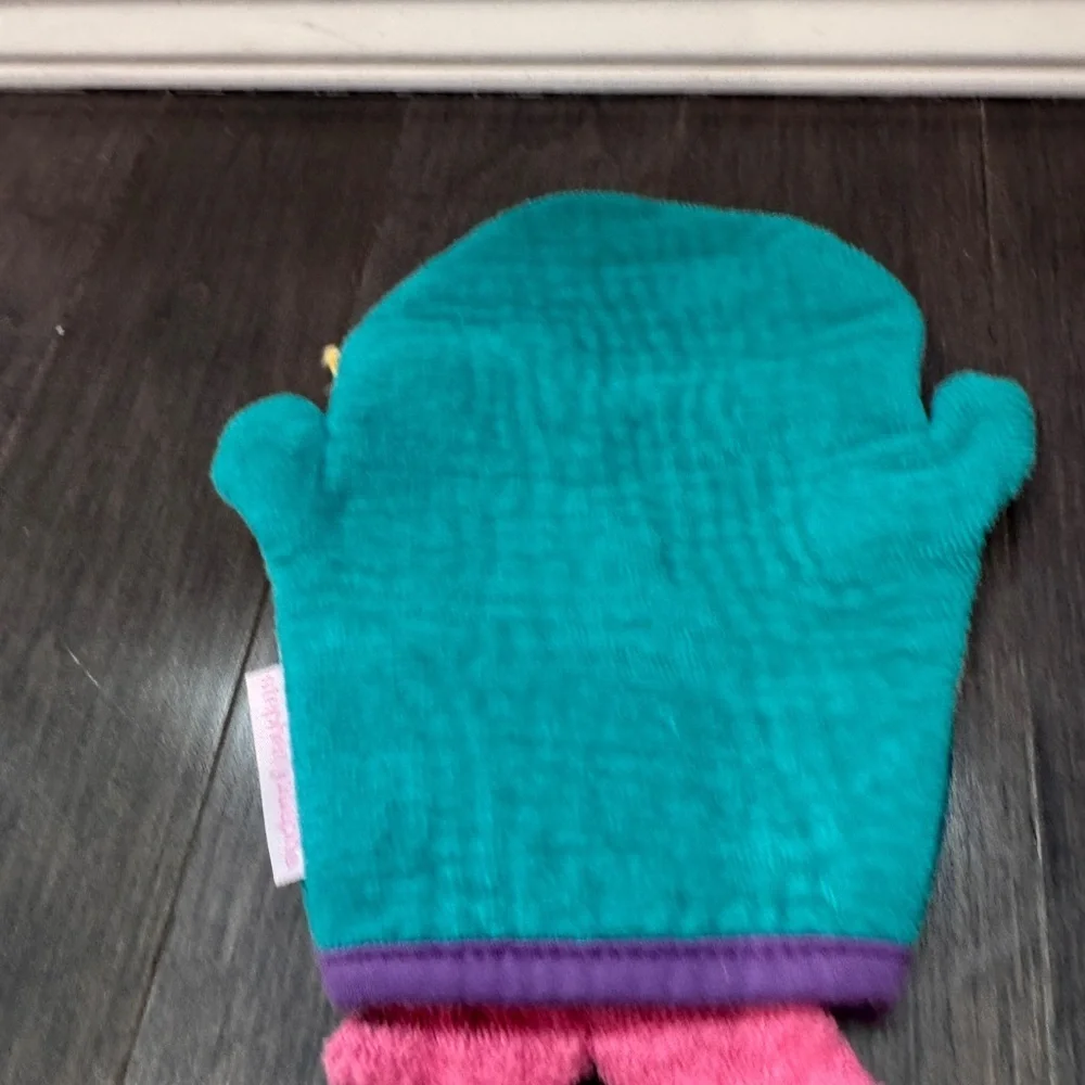 NWOT Stephen Joseph Mermaid Bath Mitt Toy with Pink Kids Toddler Baby